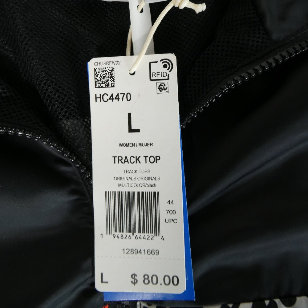 Adidas Women’s Top HC4470‎ Large Multicolor Black Athletic Shirt Training Gym - Picture 7 of 11